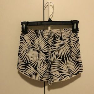 Brandy Melville tropical print shorts